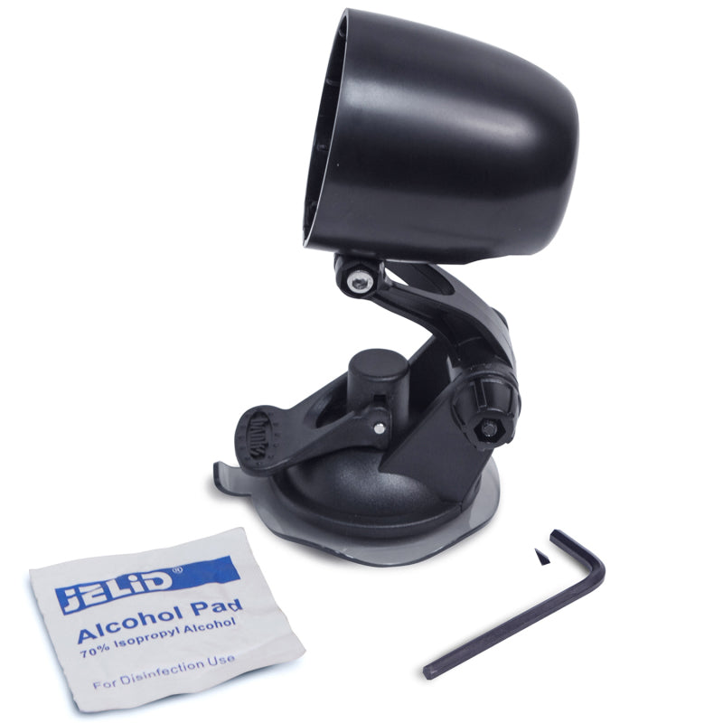 Banks Power 52mm Single Gauge Pod Kit with Sticky Base – Universal Suction Cup Mount for iDash and Other 52mm Gauges