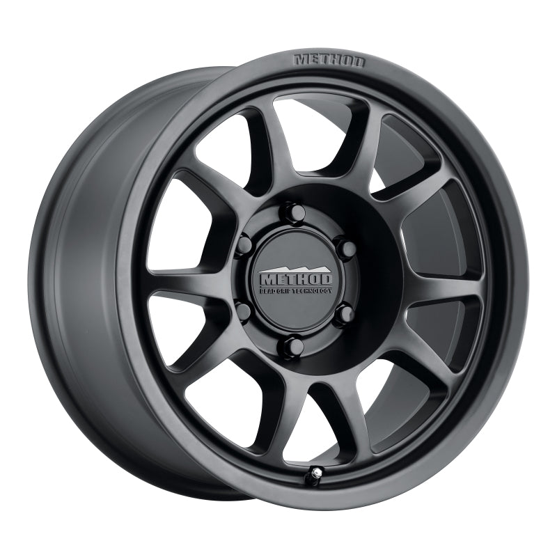 Method MR702 17x8.5 inch Matte Black Wheel with 6x135 Bolt Pattern and Bead Grip Technology