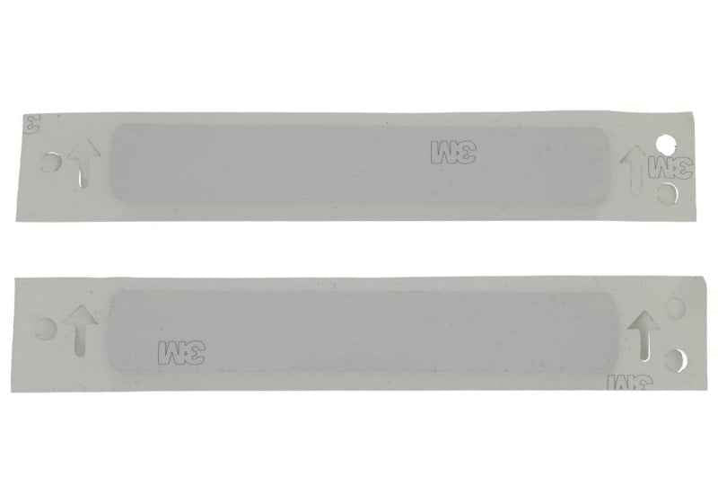 Ford Racing Black/Silver EcoBoost Emblem 3-1/2in x 9/16in - Set of 2