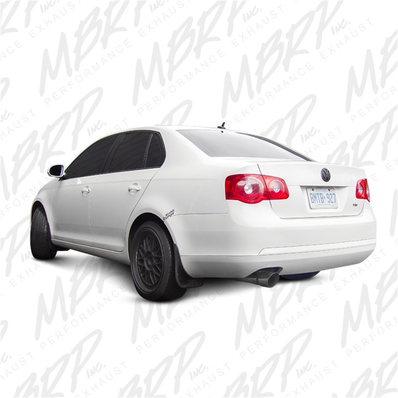MBRP Armor Plus Series 3-Inch Cat Back Exhaust System for Volkswagen Jetta 2005-2006 with 4-Inch Tips