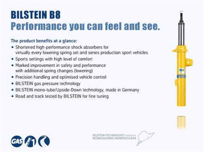Bilstein 5100 Series Part Number 24-282659 Rear Shock Absorber for Jeep Liberty (2002-2012) with 46mm Monotube Design