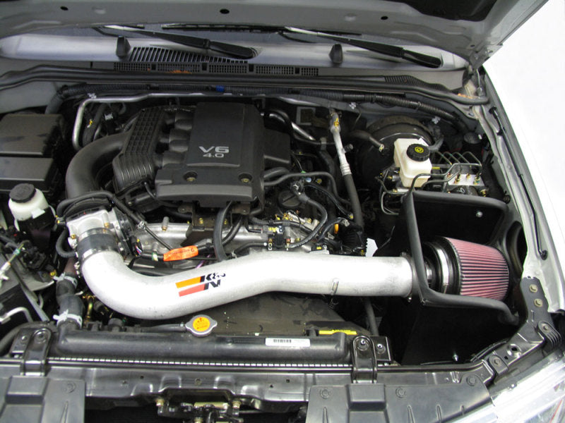 K&N Engineering 77-6014-1KP High Flow Cold Air Intake System for Nissan Xterra, Frontier, and Pathfinder V6 4.0L