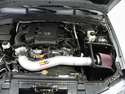 K&N Engineering 77-6014-1KP High Flow Cold Air Intake System for Nissan Xterra, Frontier, and Pathfinder V6 4.0L
