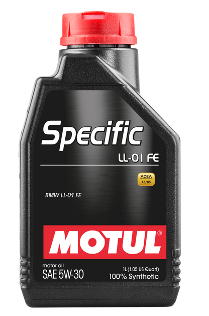 Motul 1L OEM Synthetic Engine Oil SPECIFIC LL-01 FE 5W30 for BMW and MINI Vehicles