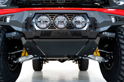 Addictive Desert Designs 21-22 Ford Bronco Bomber Skid Plate (Part AC23008NA03) - Aluminum Underbelly Protection for Bomber Front Bumper