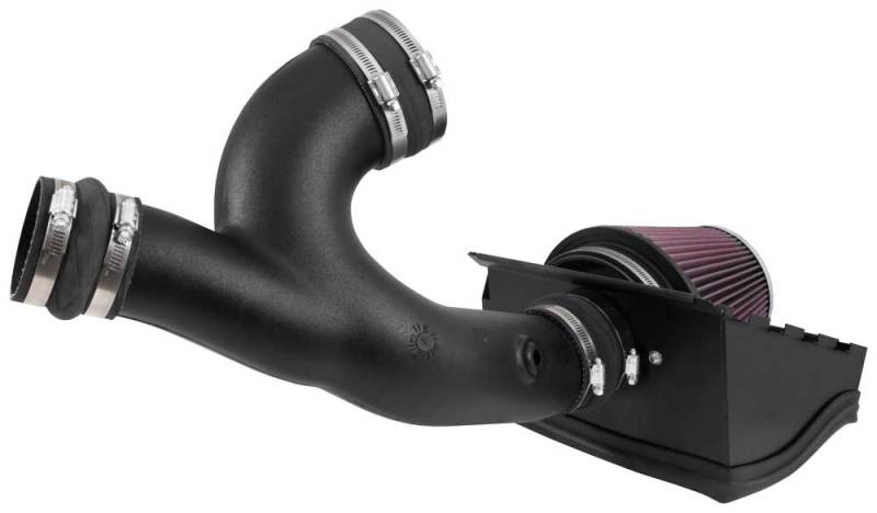 K&N Engineering 57-2593 High-Flow Cold Air Intake Kit for 2015-2017 Ford F-150 2.7L V6