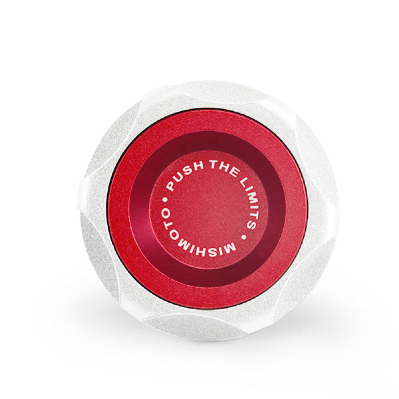 Mishimoto Honda Oil Filler Cap - Red | CNC Billet Aluminum Engine Bay Upgrade