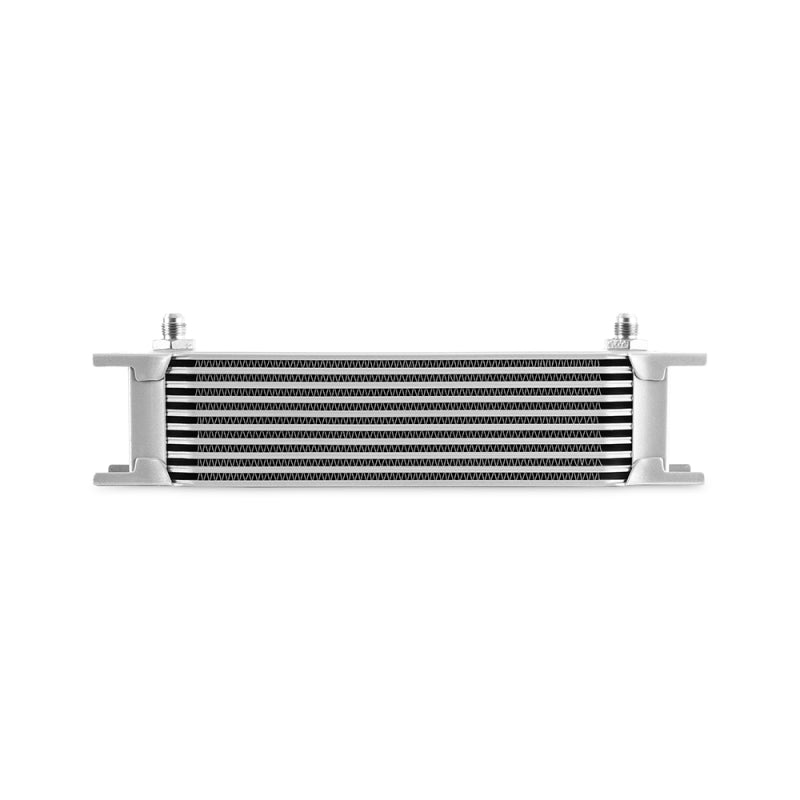 Mishimoto Universal -6AN 10 Row Oil Cooler - Silver for Engine and Transmission Cooling