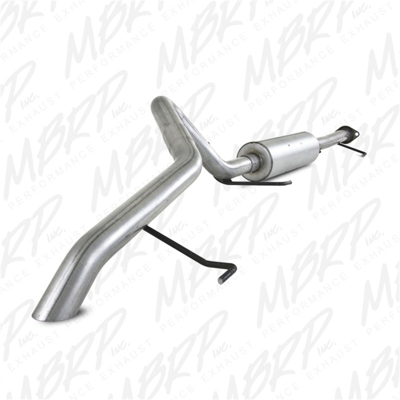 MBRP Armor Lite Series Cat Back Exhaust System for Toyota FJ Cruiser 2007-2014, 2.5 inch, Single Rear Exit, Off-Road Tail, No Tip