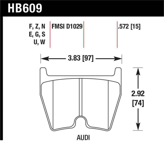 Hawk Performance Ceramic Street Brake Pads