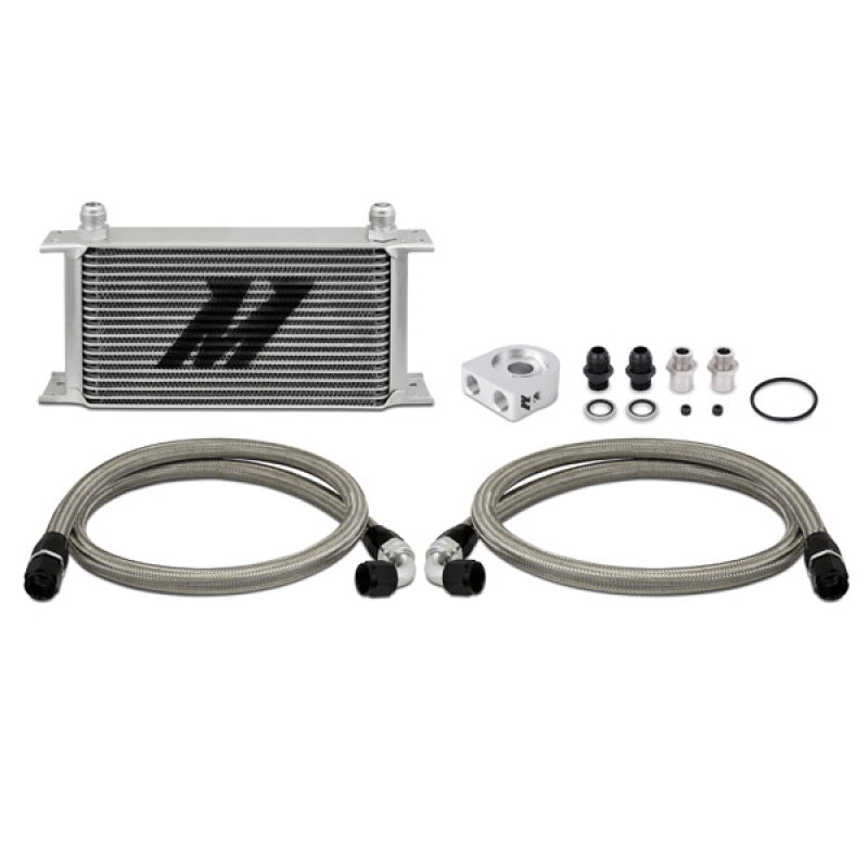 Mishimoto Universal 19-Row Oil Cooler Kit for High-Performance Vehicles