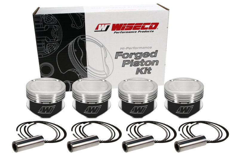 Wiseco K580M88 Professional Series Forged Racing Pistons for 2.0L Chrysler Neon – 88mm Bore, Set of 4