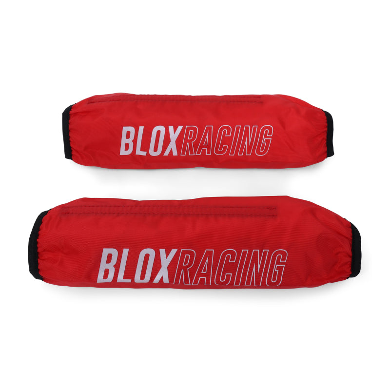 BLOX Racing Red Coilover Covers Pair - Part BXSS-00100-CCR