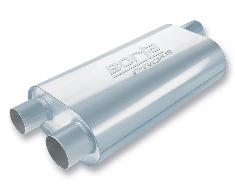 Borla Universal Oval Transverse 2.5-Inch Inlet/Outlet Turbo XL Muffler Part #40477