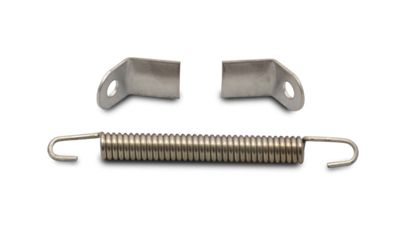 Vibrant Weld-on Collector Tab Kit with Stainless Steel Tabs and Spring for Custom Exhaust Headers