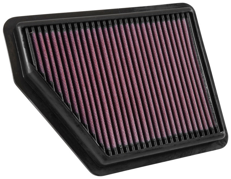 K&N Engineering 33-5045 High-Flow Replacement Drop-In Air Filter for 2016-2018 Honda Civic