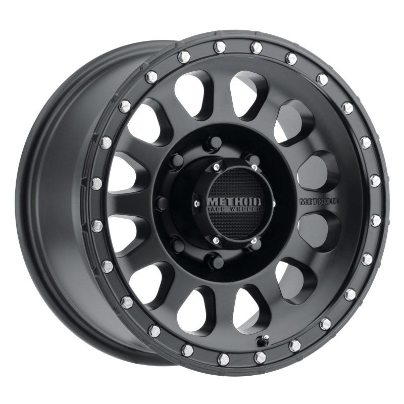 Method MR315 17x8.5 Black Wheel with 8x6.5 Bolt Pattern and 0mm Offset