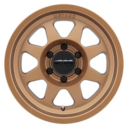 Method MR701 16x8 Bronze Bead Grip Wheel with 6x5.5 Bolt Pattern and 0mm Offset