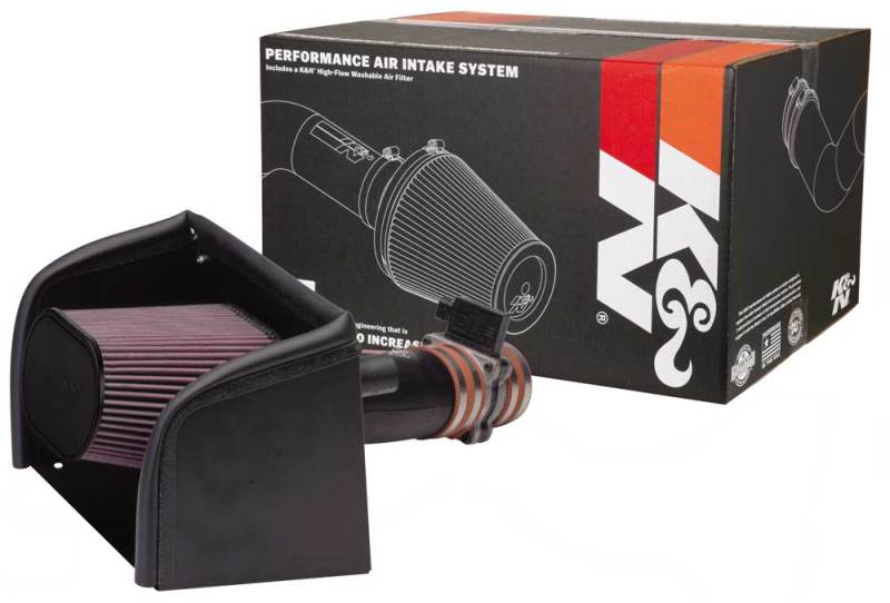 K&N Engineering 57-3016-1 High-Flow Cold Air Intake Kit for GMC C3500 V8-7.4L
