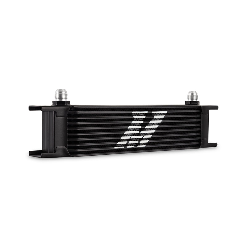 Mishimoto Universal -8AN 10 Row Oil Cooler - Black for Engine and Transmission Temperature Control