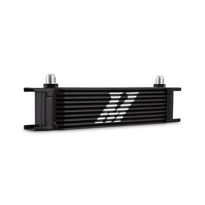 Mishimoto Universal -8AN 10 Row Oil Cooler - Black for Engine and Transmission Temperature Control