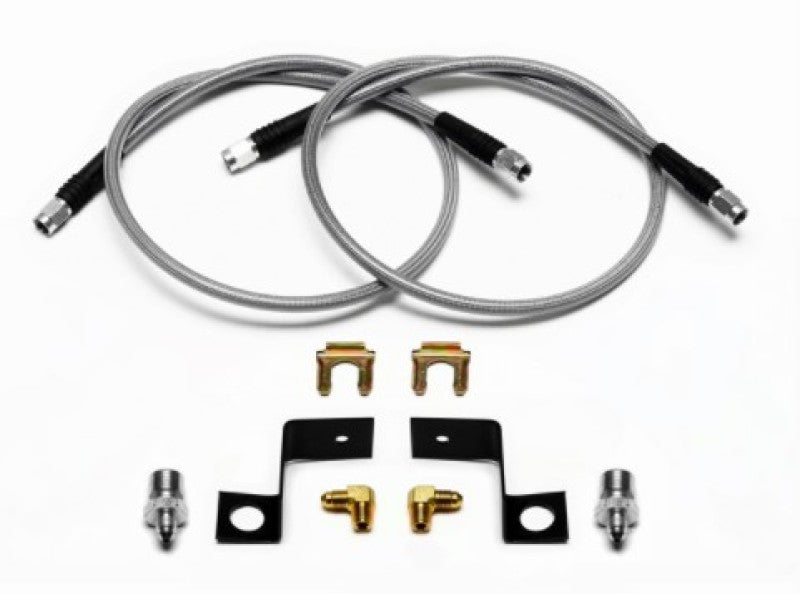 Wilwood Flexline Kit 30 inch -3 M10-1.0 IF 1/8 NPT 90 Degree - Part Number 220-14112