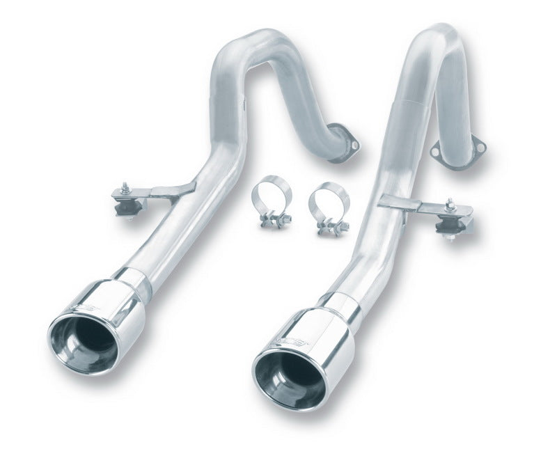Borla 97-04 Chevrolet Corvette 5.7L V8 Straight Pipe Exhaust System with Dual Tips