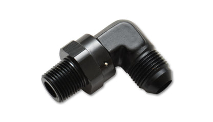 Vibrant -6AN to 3/8 Inch NPT Male Swivel 90 Degree Adapter Fitting