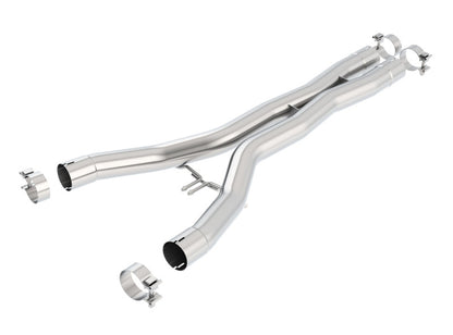 Borla 60548 X-Pipe for 2014-2019 Chevrolet Corvette Stingray, Grand Sport, Z06 - 2.75 inch Performance Exhaust Merge Pipe