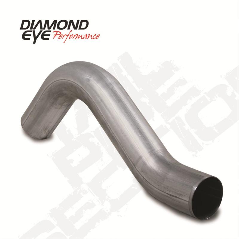 Diamond Eye Performance Tail Pipe for 1994-2003 Ford 7.3L PowerStroke F250/F350 with Single Aluminum Turbo/CB System