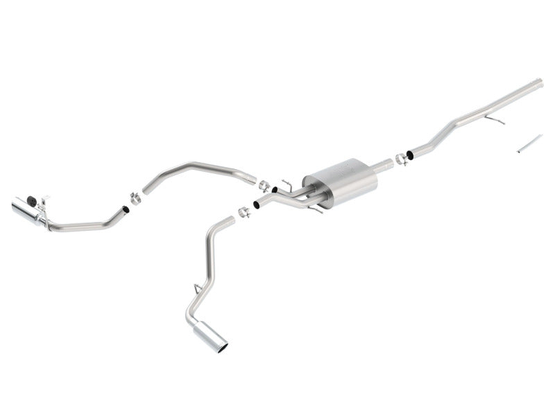 Borla ATAK Cat-Back Exhaust System for 2014-2018 Chevrolet Silverado 1500 and GMC Sierra 1500 with 5.3L V8