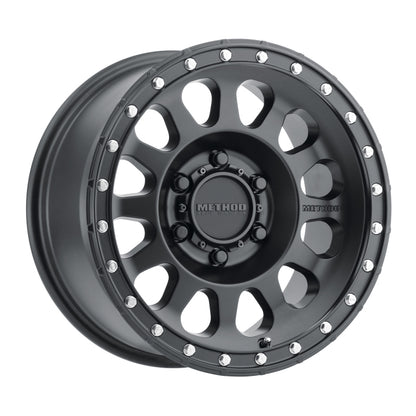 Method MR315 17x9 Matte Black Off-Road Wheel with -12mm Offset and 6x5.5 Bolt Pattern