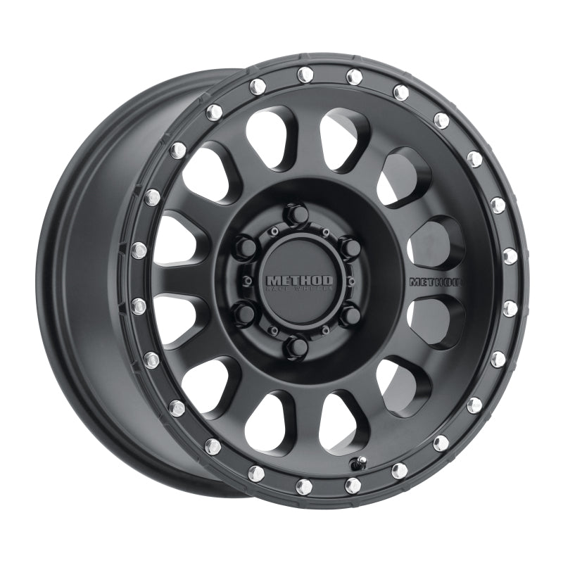 Method MR315 17x8.5 Inch Matte Black Wheel with 6x5.5 Bolt Pattern and 0mm Offset