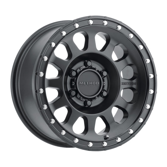 Method MR315 17x8.5 Inch Matte Black Wheel with 6x5.5 Bolt Pattern and 0mm Offset