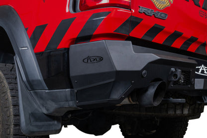 Addictive Desert Designs 2025 Ram RHO Stealth Fighter Rear Bumper with Cube Light Mounts and D-Ring Clevises