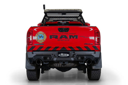 Addictive Desert Designs 2025 Ram RHO Stealth Fighter Rear Bumper with Cube Light Mounts and D-Ring Clevises