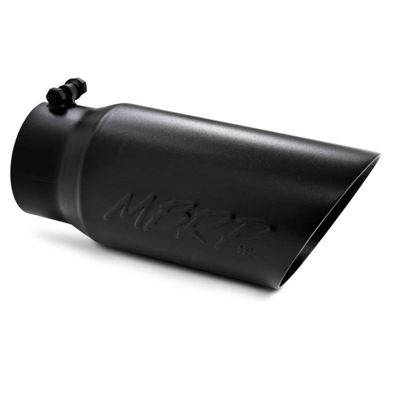 MBRP Universal Exhaust Tip 5-inch Dual Wall Angled Black Finish – Part T5053BLK