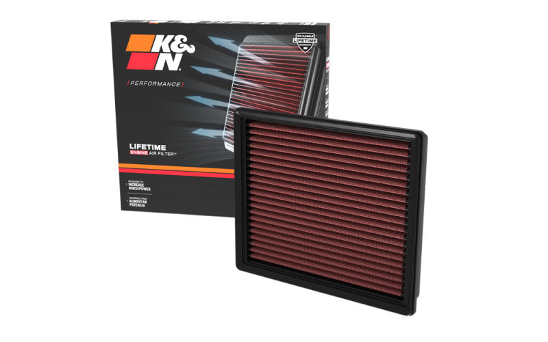 K&N Engineering High-Flow Replacement Air Filter for 2022-2023 Toyota Tundra V6-3.5L Turbo