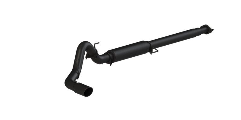 MBRP Armor BLK Series 4-inch Cat Back Exhaust System for Ford F-150 2015-2016 with Black Coated Finish