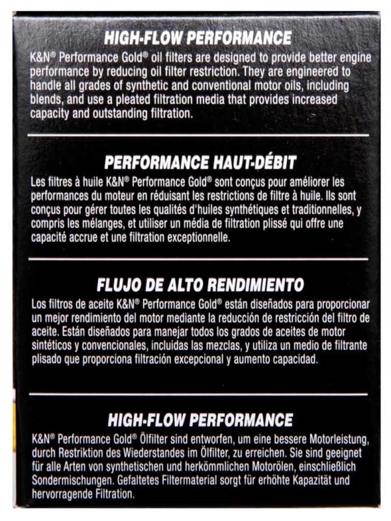 K&N Engineering HP-7035 Performance Oil Filter for Kia and Hyundai Vehicles