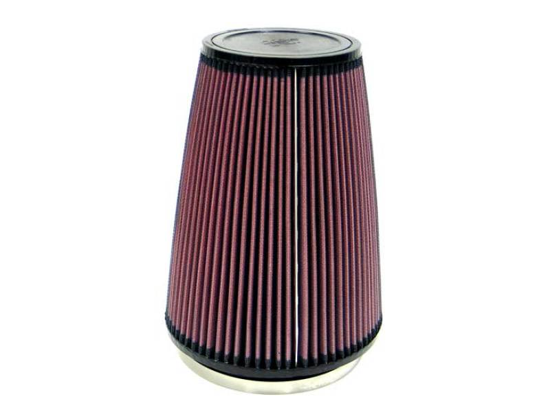 K&N Engineering Universal Rubber Air Filter with 6-inch Flange – 10 Inch Height, 7.5 Inch Base, 5 Inch Top