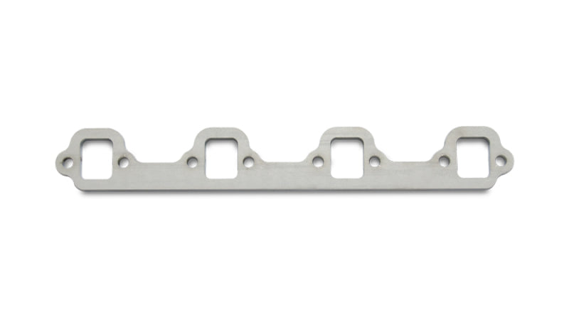 Vibrant T304 Stainless Steel Exhaust Manifold Flange for Ford 260-351W - 3/8 Inch Thick, Sold in Pairs