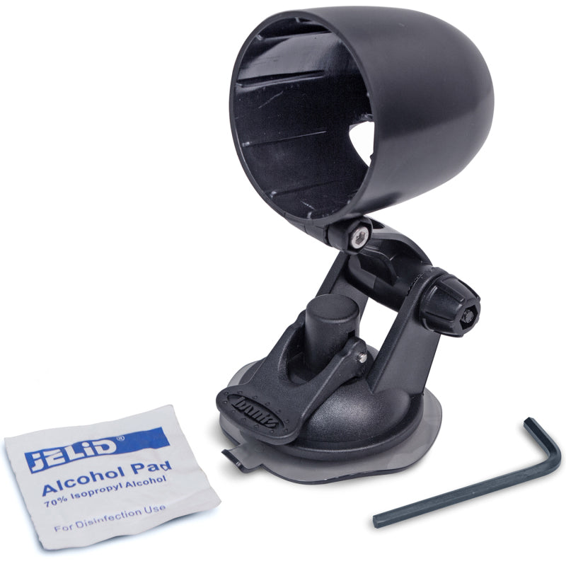 Banks Power 52mm Single Gauge Pod Kit with Sticky Base – Universal Suction Cup Mount for iDash and Other 52mm Gauges