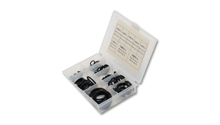 Vibrant AN Thread O-Rings Box Set – Compatible with Standard AN Fittings and Resistant to Gasoline and Alcohol Fuels