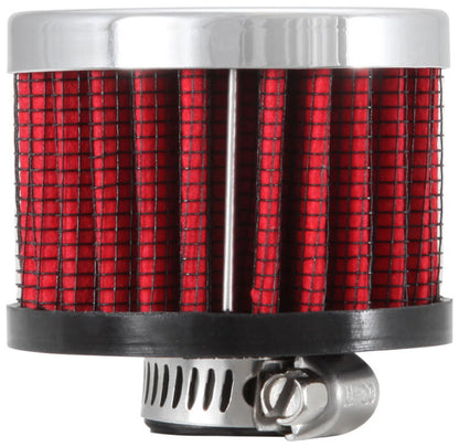 K&N Engineering 62-1320 Clamp-On Rubber Base Crankcase Vent Filter for Classic and Racing Applications