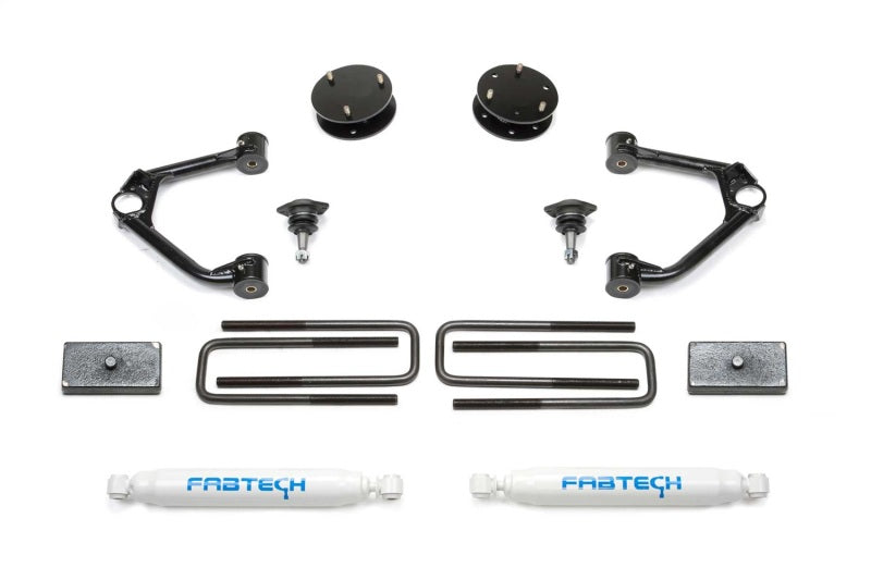 Fabtech 2019 GM K1500 3.5 Inch Lift Upper Control Arm System - Part FTS21248