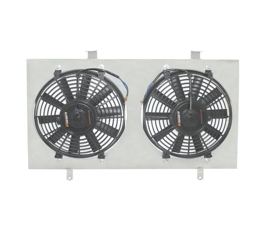 Mishimoto 95-99 Dodge Neon Aluminum Fan Shroud Kit with Dual Fans and Hardware