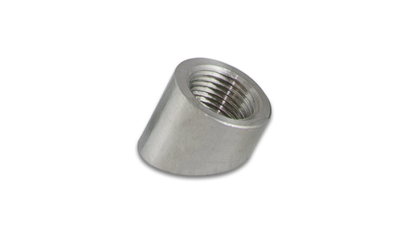 Vibrant 30 Degree Angled Oxygen Sensor Weld Bungs - T304 Stainless Steel, M18 x 1.5 Thread, Pack of 5