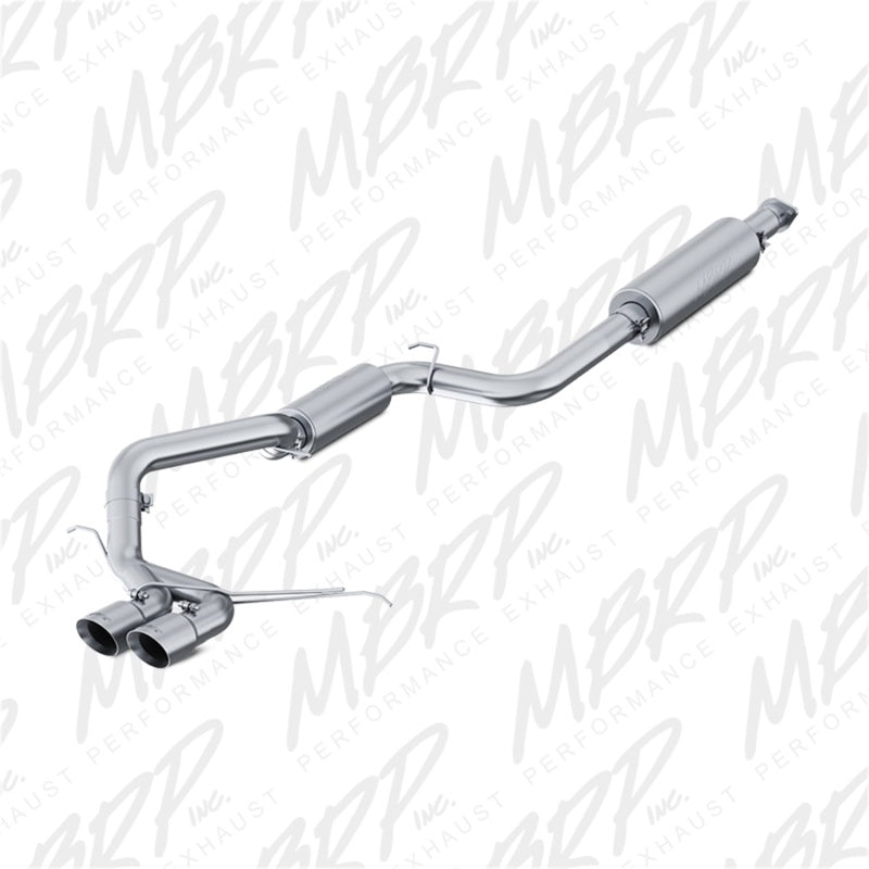 MBRP Armor Lite Series Cat Back Exhaust System for Ford Focus 2013-2018 with Dual Center Outlet and 3-inch Diameter by MBRP Part S4200AL