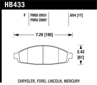 Hawk HPS Street Brake Pads